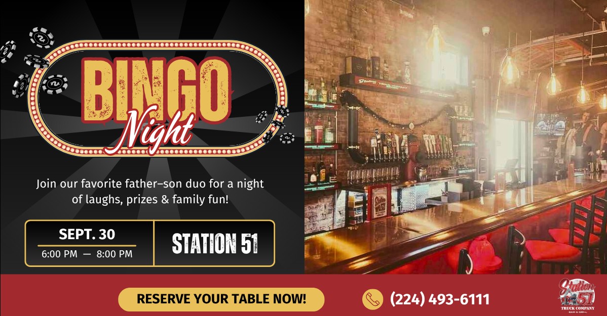 Station 51 Bingo Night - Firehouse Fun for All Ages